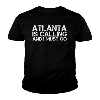 Atlanta Ga Georgia Funny City Trip Home Roots Usa Gift Youth T-shirt | Mazezy