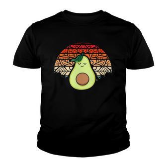 Avocado Yoga Pose Meditation Vegan Gift Meditation Youth T-shirt - Thegiftio UK