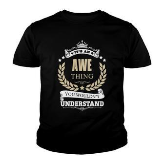 Awe Shirt Personalized Name Gifts T Shirt Name Print T Shirts Shirts With Name Awe Youth T-shirt - Seseable