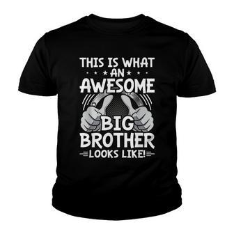 Awesome Big Brother Looks Like Sibling For Nager Boys Youth T-shirt - Thegiftio UK
