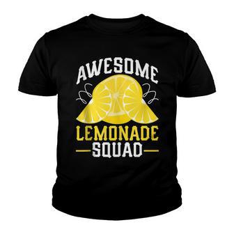 Awesome Lemonade Squad For Lemonade Stand Youth T-shirt | Mazezy