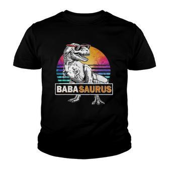 Babasaurusrex Dinosaur Retro Baba Saurus Family Youth T-shirt - Thegiftio UK