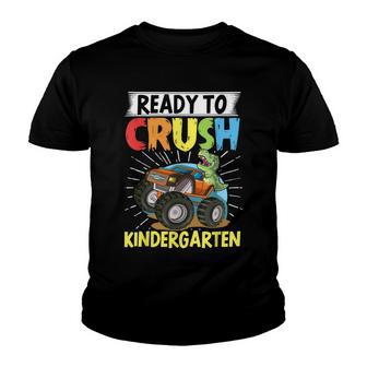 Back To School Teacher Ready To Crush Kindergarten Dinosaurs Youth T-shirt - Thegiftio UK