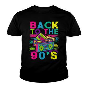 Back To The 90S 90S Disco Radio And Techno Era Vintage Retro Youth T-shirt - Thegiftio UK