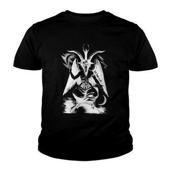 Baphomet Left Hand Craft Satanic Clothing Youth T-shirt | Mazezy