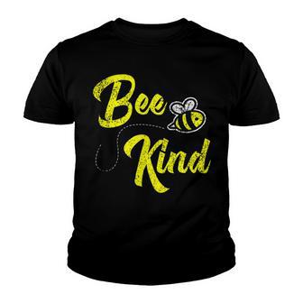 Bee Bee Bee Kind Be Kind Teacher Busy Like Bee Bumble B V2 Youth T-shirt - Monsterry DE