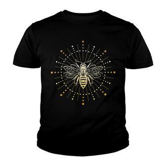 Bee Bee Bee With Sun Honey-Bee With Sun Rays Trendy Summer Style Youth T-shirt - Monsterry CA