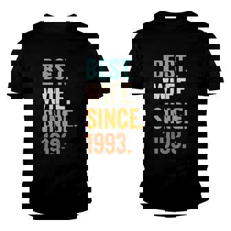 Best Wife Since 1993 29Th Wedding Anniversary 29 Years Youth T-shirt | Mazezy