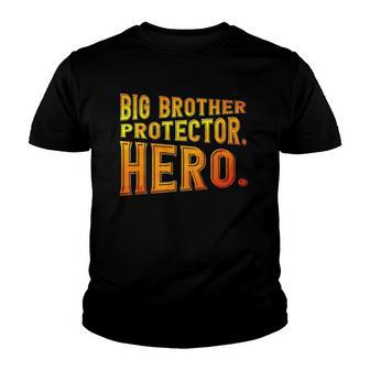 Big Brother Protector Hero Brother Youth T-shirt | Mazezy