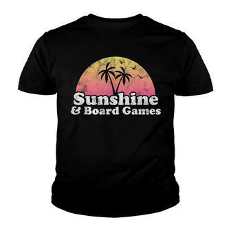 Board Game Gift - Sunshine And Board Games Youth T-shirt - Thegiftio UK