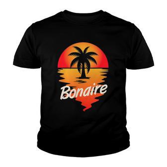 Bonaire Netherlands Antilles Travel Vacation Souvenir Beach Youth T-shirt - Thegiftio UK
