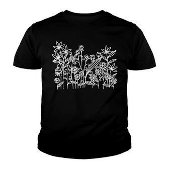 Botanical Blooms Design Youth T-shirt - Thegiftio UK