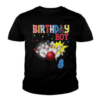 Bowling Party Boy Matching Outfits Youth T-shirt - Thegiftio UK