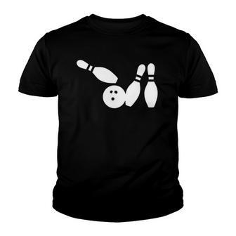 Bowling Team Gutter Dusters Matching League Gift Youth T-shirt - Thegiftio UK