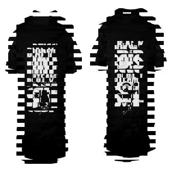 Breaks My Bones But Healing My Soul Motocross Motorbike Youth T-shirt | Mazezy