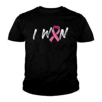 Breast Cancer Awareness I Won Pink Ribbon Survivor Youth T-shirt - Thegiftio UK