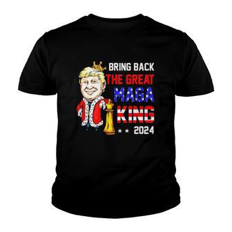 Bring Back The Great Maga King 2024 Ultra Maga Patriot Youth T-shirt - Thegiftio UK