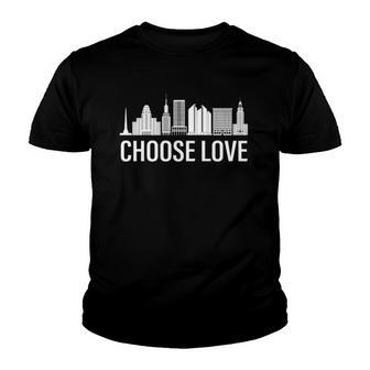 Buffalo Choose Love Stop Hate End Racism Youth T-shirt | Mazezy