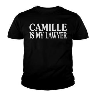 Camille Vazquez Is My Lawyer I Love Camille Vazquez Youth T-shirt - Thegiftio UK