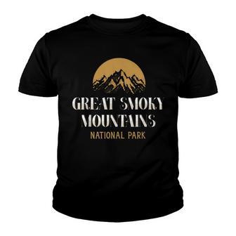 Camping Outdoor Gift - Great Smoky Mountains National Park Youth T-shirt - Thegiftio UK