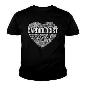 Cardiologist Heart Gift Cardiology Graduate Gifts Youth T-shirt - Thegiftio UK