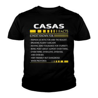 Casas Name Gift Casas Facts Youth T-shirt - Seseable
