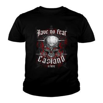 Castano Name Shirt Castano Family Name V2 Youth T-shirt - Monsterry