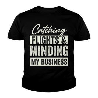 Catching Flights & Minding My Business V4 Youth T-shirt - Thegiftio UK