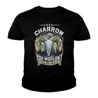 Charron Name Shirt Charron Family Name V3 Youth T-shirt - Monsterry