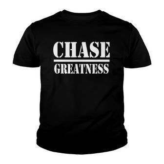 Chase Greatness Entrepreneur Workout Youth T-shirt | Mazezy