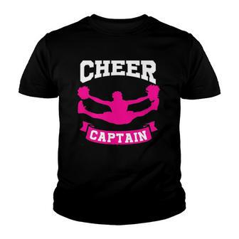 Cheer Captain Cheerleader Cheerleading Lover Gift Youth T-shirt | Mazezy