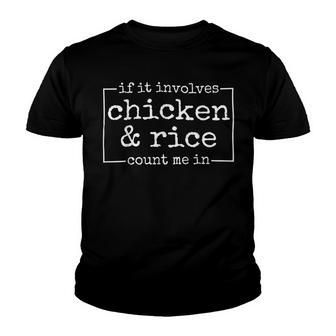 Chicken Chicken Bodybuilding Fitness Weightlifting Chicken Rice V2 Youth T-shirt - Monsterry AU
