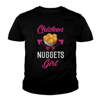 Chicken Nuggets Chicken Nuggets Girl Fried Chicken Youth T-shirt - Thegiftio UK