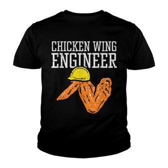 Chicken Wing Engineer Fried Chicken Lover Youth T-shirt - Thegiftio UK