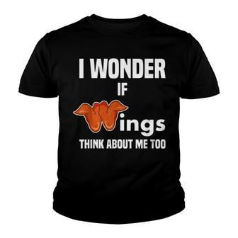 Chicken Wing Lover Funny Fried Chicken Lover Wings Youth T-shirt - Thegiftio UK