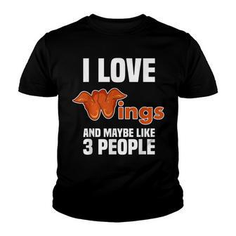 Chicken Wing Sarcastic Fried Chicken Lover Wing Lover Youth T-shirt - Thegiftio UK