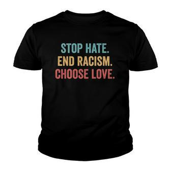 Choose Love Buffalo - Stop Hate End Racism Choose Love Youth T-shirt | Mazezy