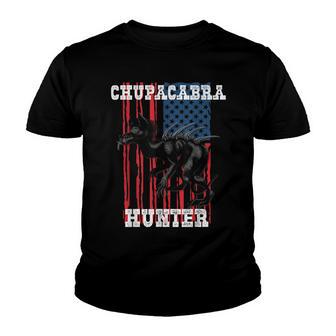 Chupacabra Hunter Usa Flag Youth T-shirt - Thegiftio UK