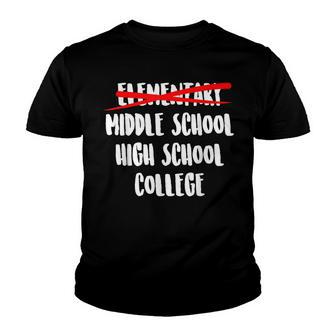 Class Of 2022 Elementary Middle School Funny Graduation Youth T-shirt - Thegiftio UK
