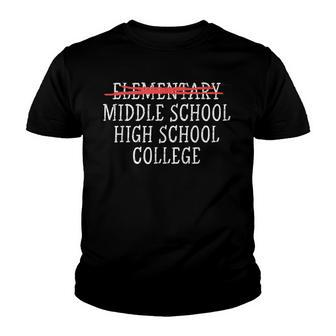 Class Of 2022 Elementary Middle School Funny Graduation Youth T-shirt - Seseable