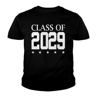 Class Of 2029 School Graduation Graduate Gifts Youth T-shirt | Mazezy