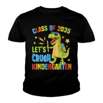 Class Of 2035 Lets Crush Kindergarten Back To School Boys Youth T-shirt | Mazezy