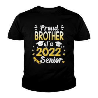 Class Of 22 Proud Brother Of A 2022 Senior School Graduation Youth T-shirt | Mazezy