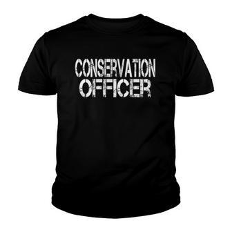 Conservation Officer Vintage Halloween Costume Youth T-shirt | Mazezy UK