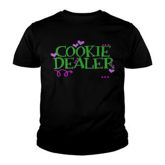 Cookie Dealer Funny Scouts Gift Girl Kids Scouting Youth T-shirt - Seseable