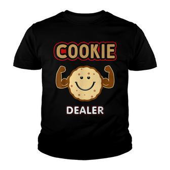 Cookie Dealer Gifts Biscuits Recipes Strong Funny Clothing Youth T-shirt - Thegiftio UK