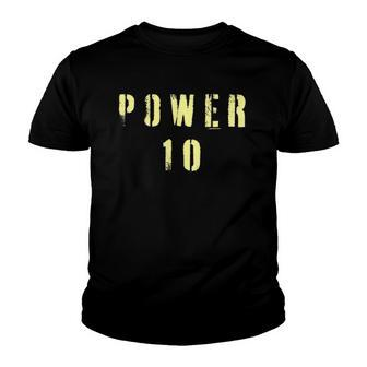 Crew Power 10 Rowing Gift Youth T-shirt | Mazezy