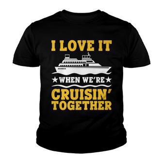 Cruise Art Men Women Couple Cruising Ship Vacation Lovers Youth T-shirt - Thegiftio UK