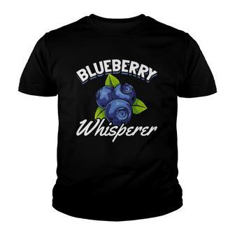 Cute Blueberry Whisperer Blueberry Lovers Blueberries Youth T-shirt | Mazezy