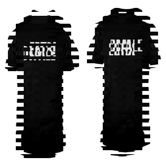 Debatable White Text Humor Funny Youth T-shirt | Mazezy